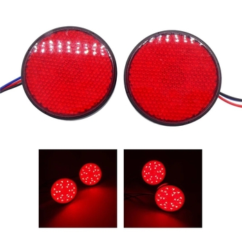 Motocikl LED reflektor, stražnje svjetlo za kočnicu i pokazivač, kružni LED mrežasti retroreflektor