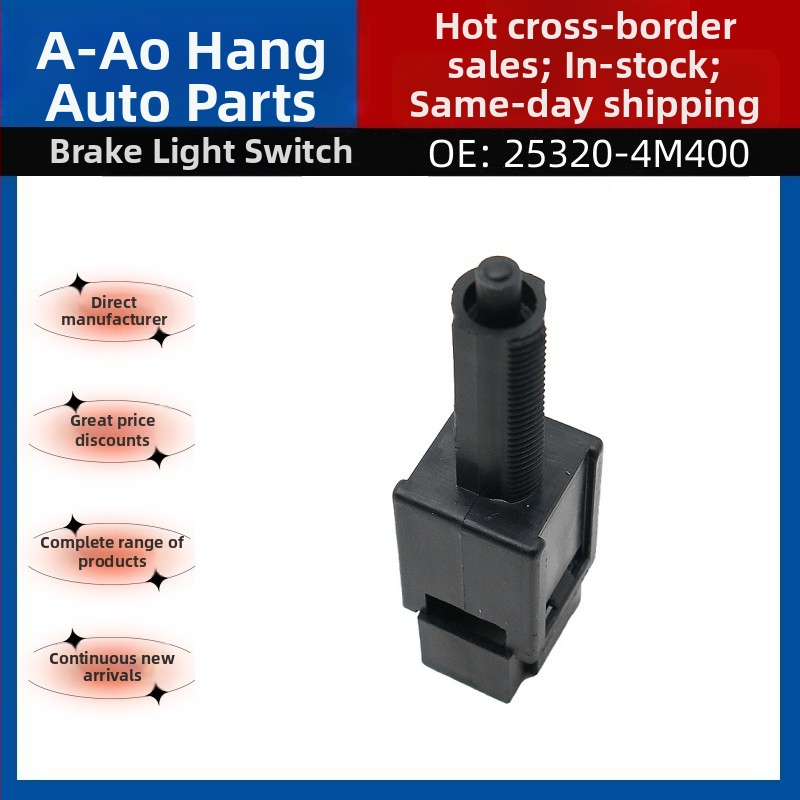 Fékfénykapcsoló Nissanhoz – Modellek: 25320-JN00A, 25320-4M400, 25320-4M405; Mérési tartomány: Standard; Pontosság: Standard.