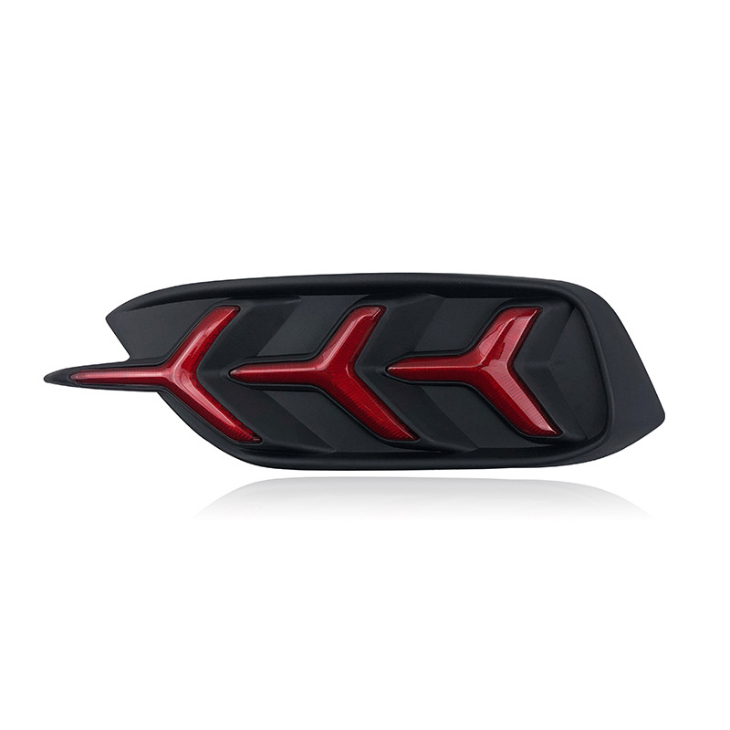 LED stražnja svjetla s oblikom riblje kosti za Honda Civic X (2016-2021), modifikacija stražnjeg branika, COB LED, ABS kućište, 12V