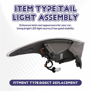 Задни светлини за Mitsubishi Outlander (2014–2015), LED задни светлини за стоп и габарит, 12V, номера на частта 8330A789 / 8330A790