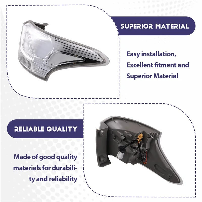 Задни светлини за Mitsubishi Outlander (2014–2015), LED задни светлини за стоп и габарит, 12V, номера на частта 8330A789 / 8330A790