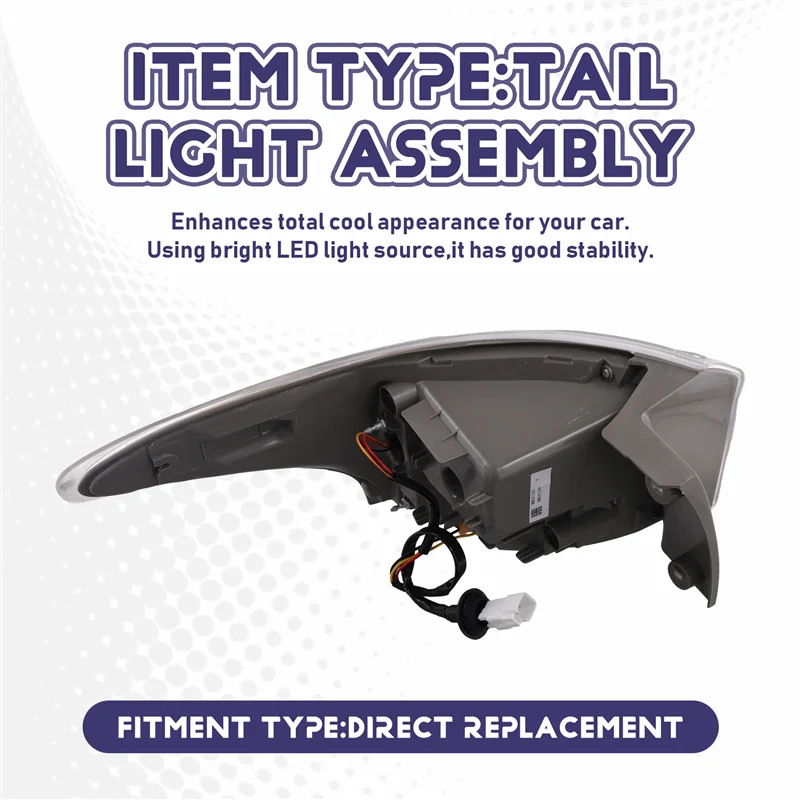 Задни светлини за Mitsubishi Outlander (2014–2015), LED задни светлини за стоп и габарит, 12V, номера на частта 8330A789 / 8330A790