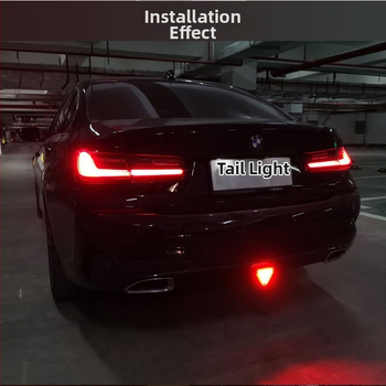 Univerzalna LED stražnja svjetla za automobil visoke svjetline, trokutasto pilotsko svjetlo na stražnjem dijelu, bljeskalica, svjetlo za vožnju i kočnicu