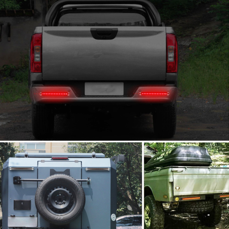 Kamionska stražnja LED svjetla s učinkom tekuće vode, signal za skretanje, 10-30V, LED 2835, ABS kućište