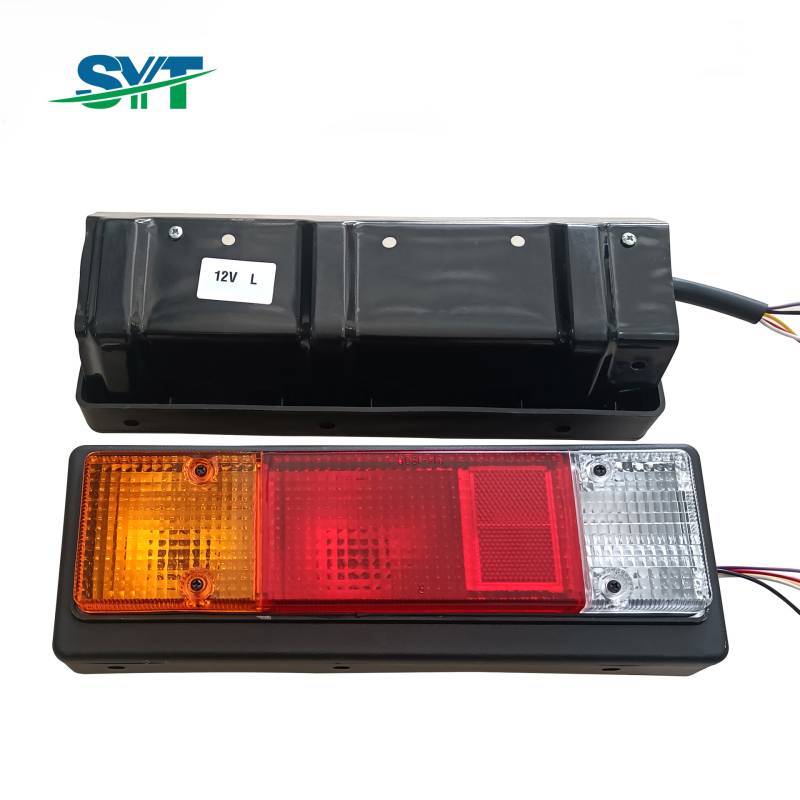 Lampă posterioară pentru camion cu semnal de viraj, lumină de recul, lumină de frână și iluminare de rulare - model Wsy12-009, 12V/24V