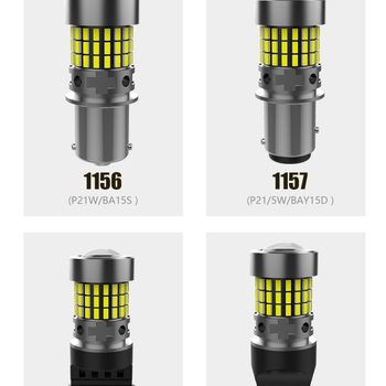 LED svjetlo za automobil 1157, 12,6W, 12–18V, 3014 LED, 3000K–6000K