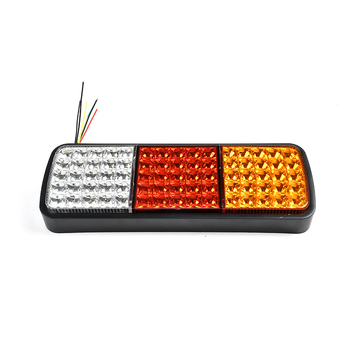 LED stražnja svjetiljka za prikolice, 12/24V, višenamjenska: signalizacija, kočenje, vožnja, povratak, plastično kućište, LED izvor svjetla, vijek trajanja 5000h
