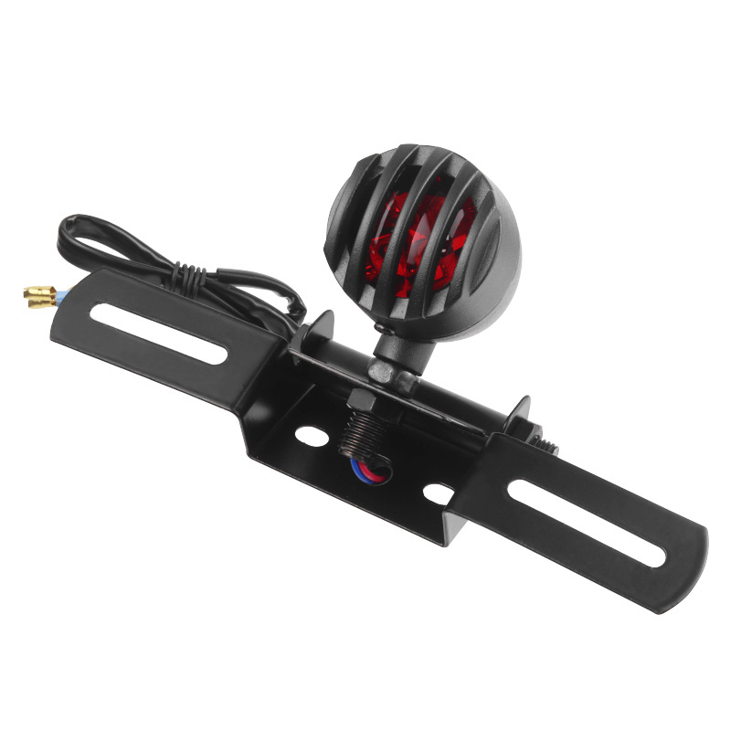 Zadnje svjetlo za motocikl, metalno kućište, žarulja, 12V CJW za JH76