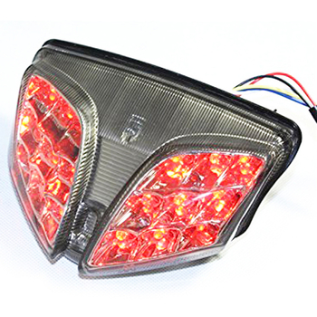 LED stražnja svjetiljka za GSX-R 600/750/1000 — integrirano stražnje svjetlo kočenja i pokazivač smjera, MR52673, 12V, LED, ABS, 10000+ sati