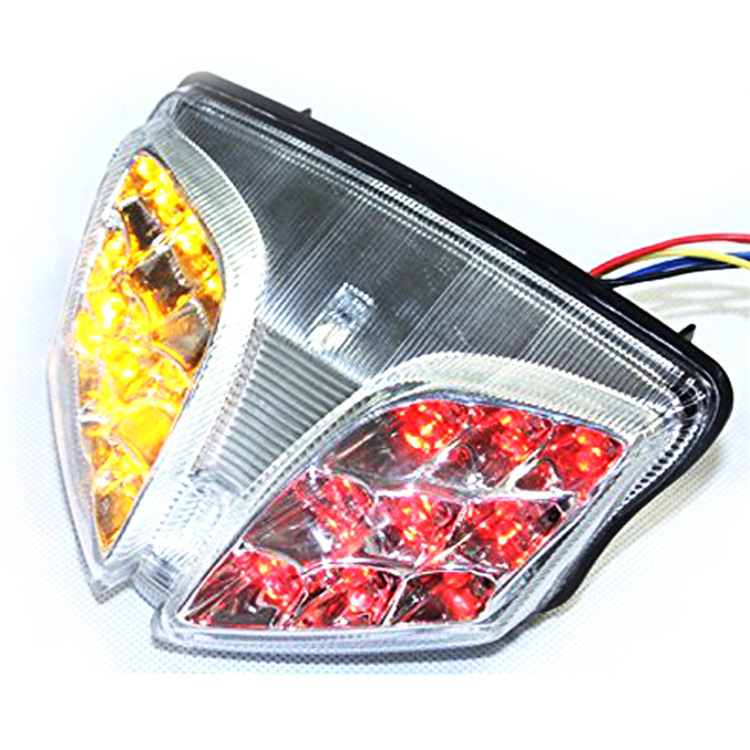 LED stražnja svjetiljka za GSX-R 600/750/1000 — integrirano stražnje svjetlo kočenja i pokazivač smjera, MR52673, 12V, LED, ABS, 10000+ sati