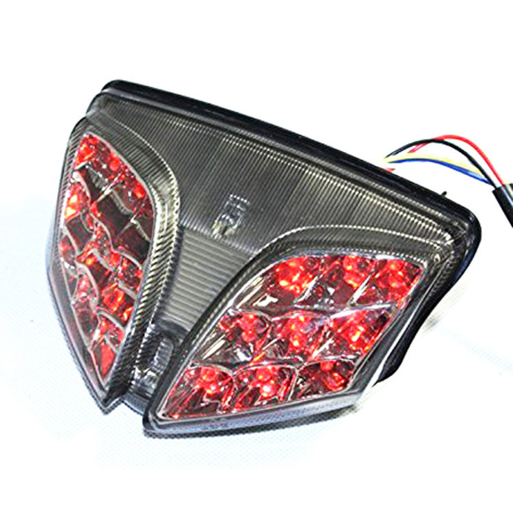 LED stražnja svjetiljka za GSX-R 600/750/1000 — integrirano stražnje svjetlo kočenja i pokazivač smjera, MR52673, 12V, LED, ABS, 10000+ sati