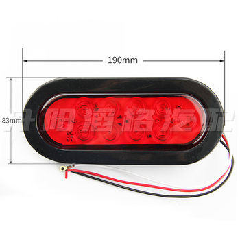 LED zadnje svjetlo za kamione i prikolice, model TG-E-003, 12V, snaga 0.2×10, temperatura boje 7000K, materijal Plastika