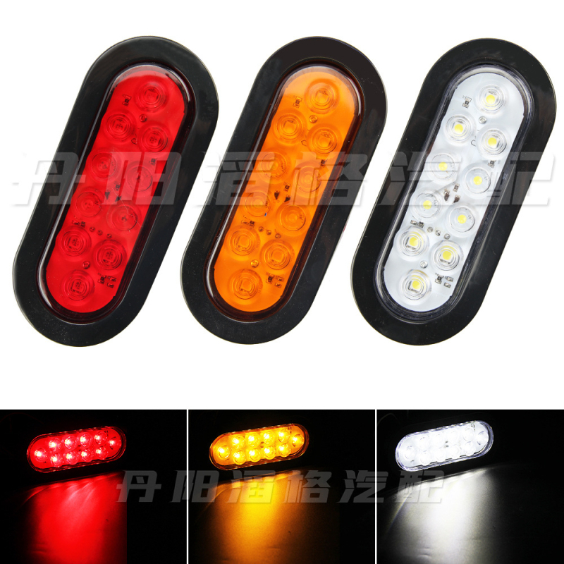 LED zadnje svjetlo za kamione i prikolice, model TG-E-003, 12V, snaga 0.2×10, temperatura boje 7000K, materijal Plastika