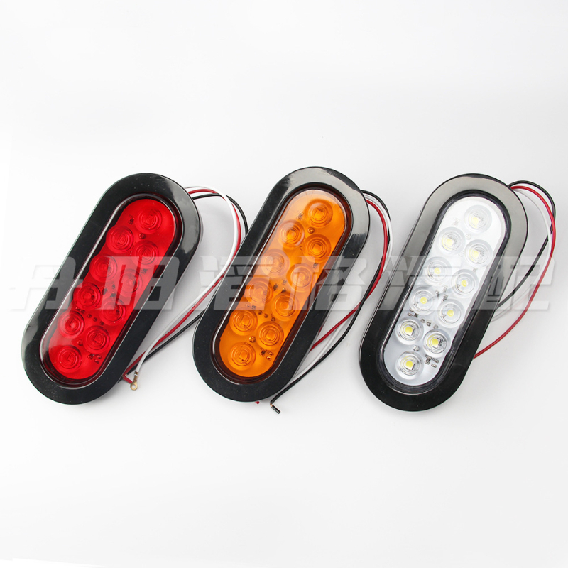 LED zadnje svjetlo za kamione i prikolice, model TG-E-003, 12V, snaga 0.2×10, temperatura boje 7000K, materijal Plastika