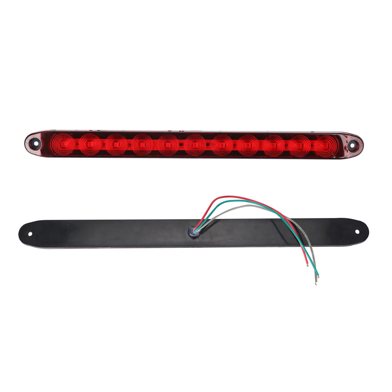 LED kvadratno stražnje svjetlo za prikolicu – komplet, 12V, dimenzije 400×110×160 mm, 5000 lm, 7000K, 5050SMD 0.2W