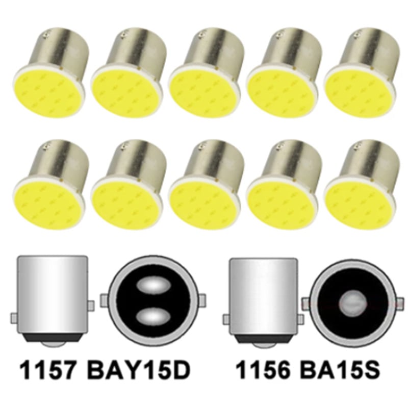 Auto LED COB 1156/1157 – kočenje, vožnja unatrag i signalizacija – 3W, 12V, 6500K, 4000–5000h