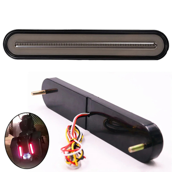 Lumină spate pentru motocicletă compatibilă Harley, ghid LED cu 100 LED, 0,5W, 10–30V