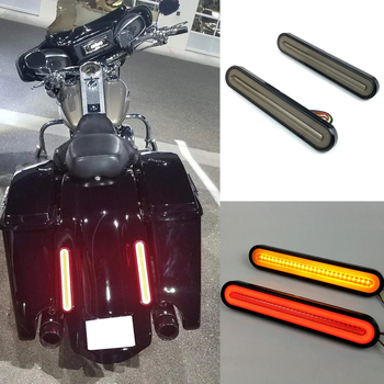 Lumină spate pentru motocicletă compatibilă Harley, ghid LED cu 100 LED, 0,5W, 10–30V