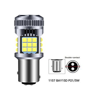 T20 auto LED pokazivač smjera sa ventilatorom, 3030-36 SMD, 28W, 12–24V, 6000K