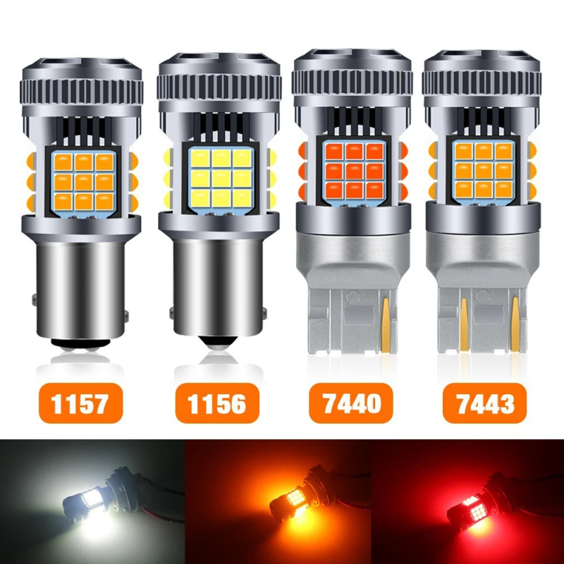 T20 auto LED pokazivač smjera sa ventilatorom, 3030-36 SMD, 28W, 12–24V, 6000K