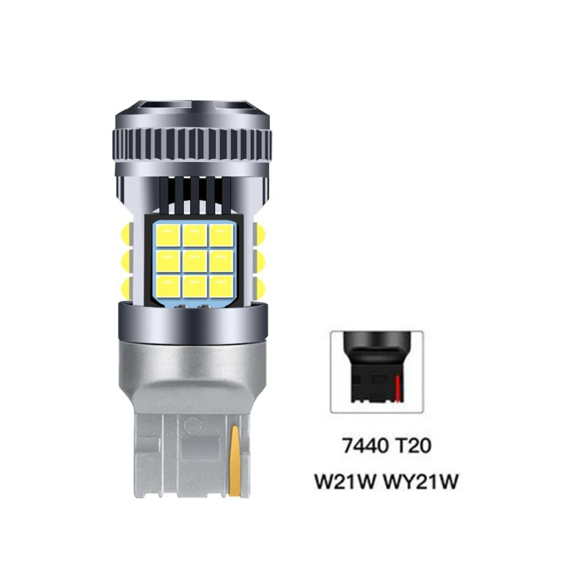 T20 auto LED pokazivač smjera sa ventilatorom, 3030-36 SMD, 28W, 12–24V, 6000K