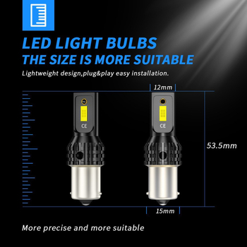 Automobilska LED žarulja 3570, 2 LED za signalizaciju skretanja, 12W, 12-32V, 6500K