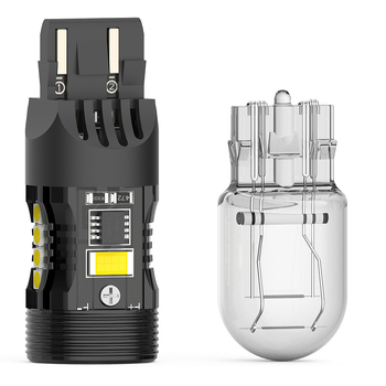 LED svjetla za auto T20 7443/7440 s dekodiranjem protiv treperenja, 25W, 10-18V, 3570 LED, kompatibilno s T20-1156