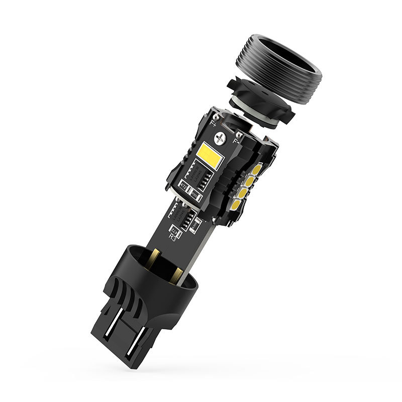 LED svjetla za auto T20 7443/7440 s dekodiranjem protiv treperenja, 25W, 10-18V, 3570 LED, kompatibilno s T20-1156