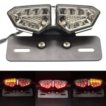 LED motorkerékpár hátsó lámpa – Rayban-007, 12V univerzális, 10W, 2A, hosszú élettartam