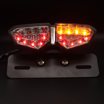 LED motorkerékpár hátsó lámpa – Rayban-007, 12V univerzális, 10W, 2A, hosszú élettartam