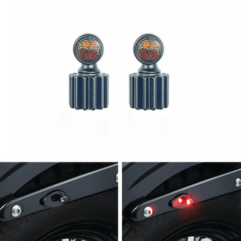 Mini 3-in-1 motorkerékpár jelzőfény LED-del, 12V, 0,5W, élettartam 30000h, modell QYQ-5001