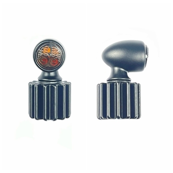 Mini 3-in-1 motorkerékpár jelzőfény LED-del, 12V, 0,5W, élettartam 30000h, modell QYQ-5001