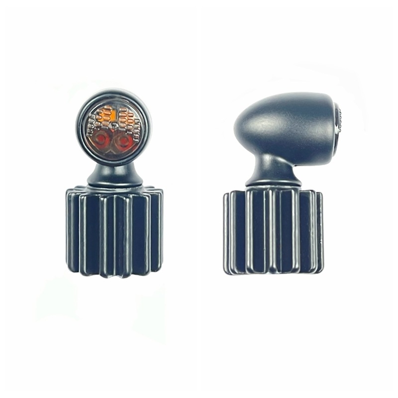 Mini 3-in-1 motorkerékpár jelzőfény LED-del, 12V, 0,5W, élettartam 30000h, modell QYQ-5001