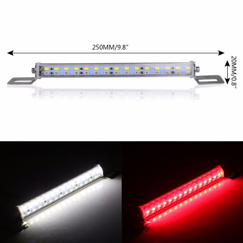 Autójelző lámpa (12V, 15W, SMD LED, IP67 vízálló, 100000 óra élettartam)