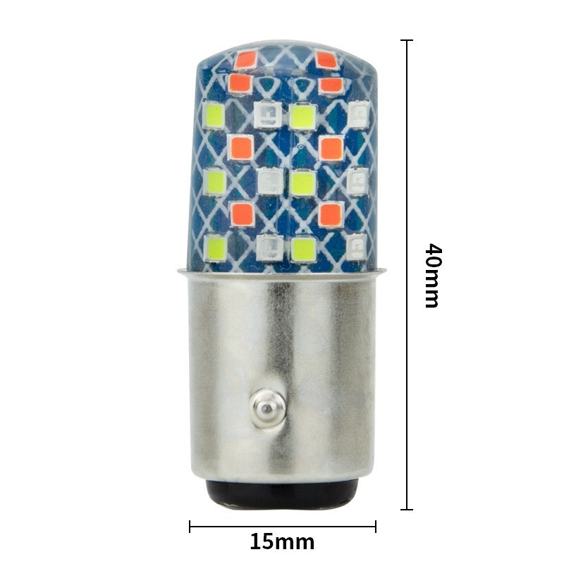 Lampă LED spate pentru motocicletă — frână, 12V, 1157 2835 36SMD, LED cu înaltă luminozitate, durată de viață 50000–100000 h