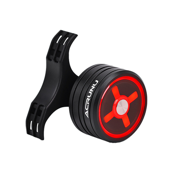 ACRUNU Dviračio galinis žibintas iš aliuminio lydinio su išmaniu stabdžio jutikliu — kalnų ir kelių dviračiams, naktiniam važiavimui, 45 g, 12–60 val.