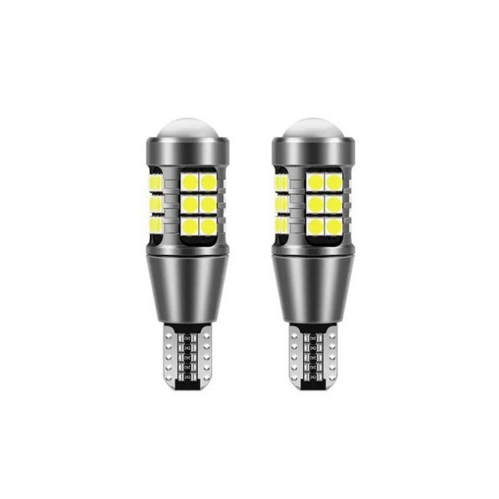 Autó LED féklámpa T15 3030, 27SMD, dekódolás, Canbus kompatibilis, 12V, 5W, univerzális