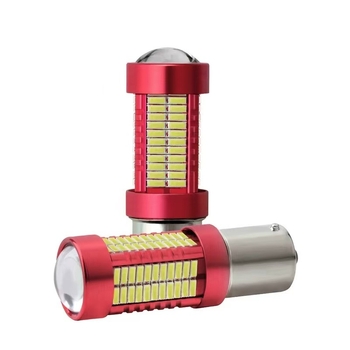 Lampă LED pentru semnal de direcție și frână pentru automobil – bază 1157/1156, LED 4014 106SMD, 12V, 7000-8000K, carcasă din aluminiu