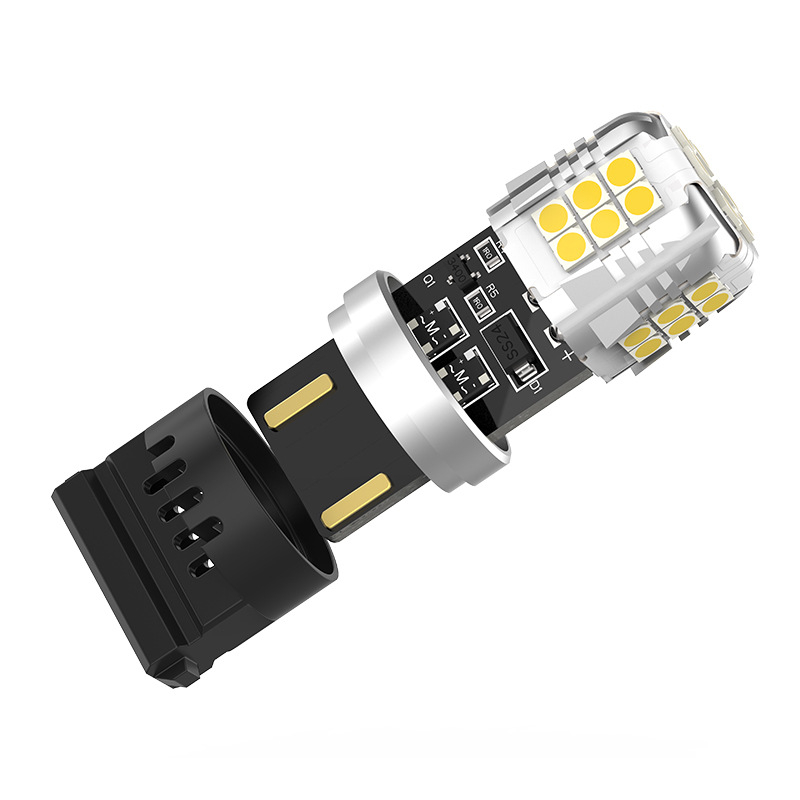 LED svjetlo za pokazivač smjera automobila 7443/7440, 7.5W, 12-16V, 6500K, 3030 SMD, nova integrirana osnova