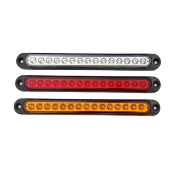 LED hátsó lámpa teherautóhoz, 12V, ABS-PC tokozás, vízálló, 50 000 óra élettartam