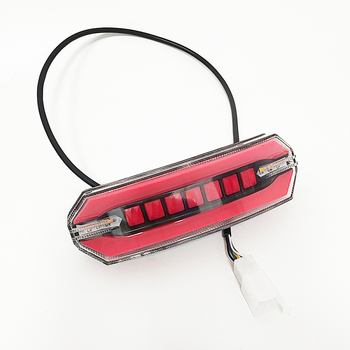 W-4 elektromos autóhoz tartozó hátsó lámpa – 12V LED hátsó lámpa féklámpával, indexeléssel és futófénnyel, Songjie