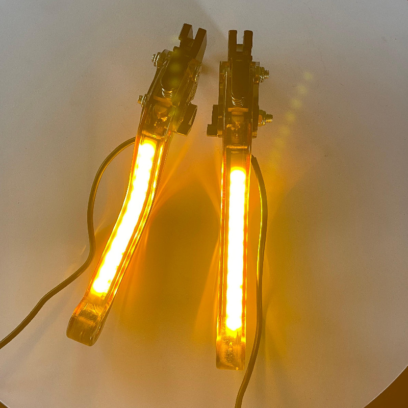 Ručka kočnice za motocikl CNC obrađena, podesiva, s dodatkom za pokazivače smjera (FACOK SCSB_23, univerzalno za motocikle)