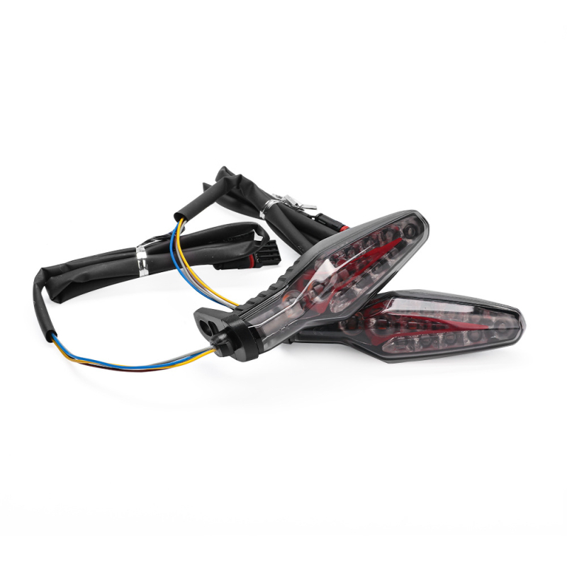 LED pokazivač smjera za BMW S1000RR / R1250GS – model M21, 12V, BS/PC; Snaga: pokazivač 1W, vozačko svjetlo 0.24W, kočnica 1.68W; primjeni modeli: F900GS, R1300GS, S1000RR, S1000XR, R1250GS ADV