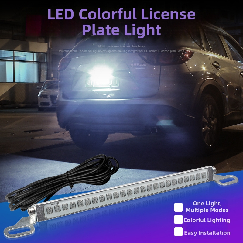 Automobilio LED šviesos numerio plokštei, aliumininis korpusas, 12V, 10W, tarnavimo laikas 50000 h, universalus suderinamumas