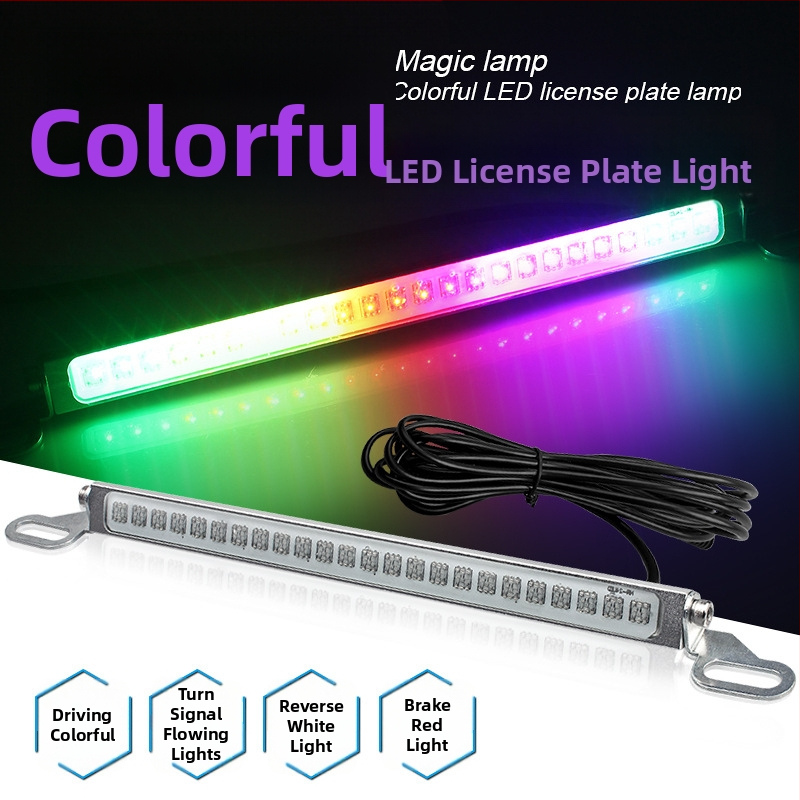 Automobilio LED šviesos numerio plokštei, aliumininis korpusas, 12V, 10W, tarnavimo laikas 50000 h, universalus suderinamumas