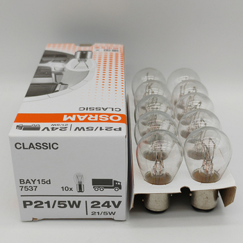 Autó fékfény 7537 P21/5W, 24V, halogénlámpa