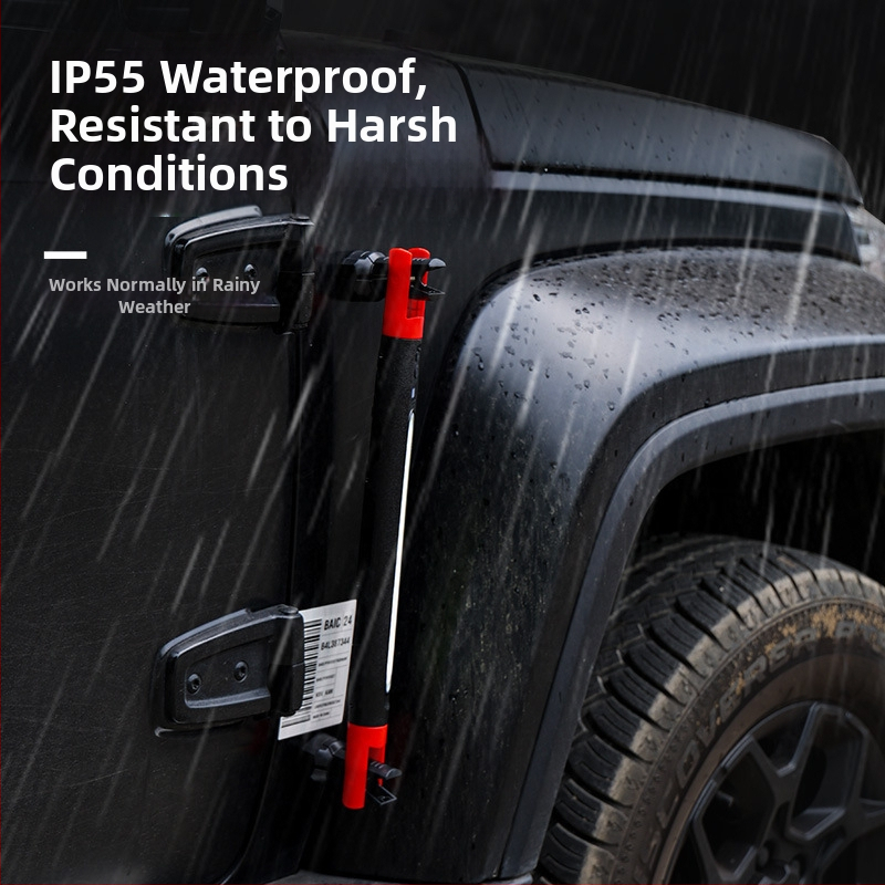 Lumină de lucru LED – Multifuncțională, magnetică pliabilă, USB reîncărcabilă, Lanternă portabilă pentru exterior; 20W, 2000mAh, ABS