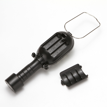 Lampă LED pentru camping cu grilă, portabilă, alimentată cu baterie, 3W, multifuncțional