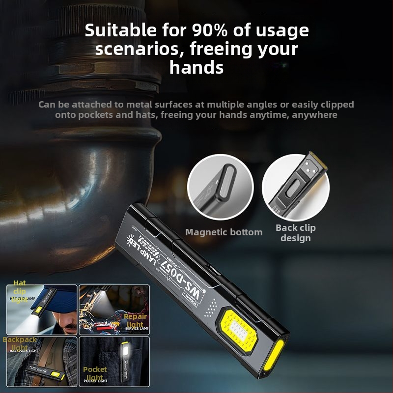 LED pracovné svetlo – kompaktné, prenosné pre vonkajšie použitie, <36W, plastové puzdro, LED zdroj