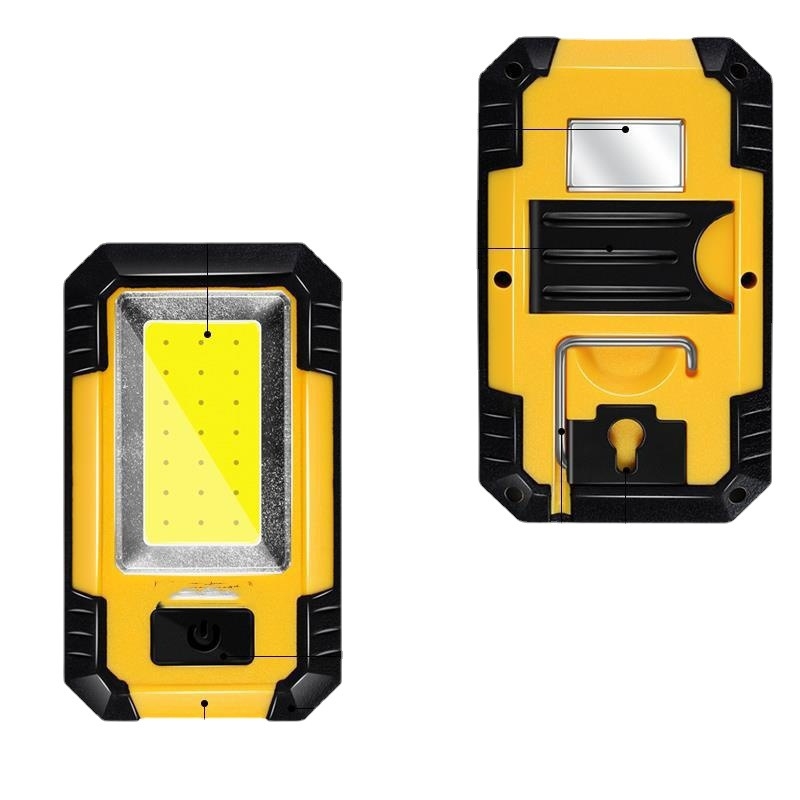 LED COB pracovné svetlo s nabíjaním USB, 10W, 3.7V, 4000mAh
